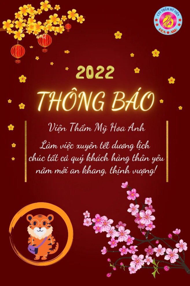 THÔNG BÁO LỊCH LÀM VIỆC XUYÊN TẾT DƯƠNG LỊCH 2022