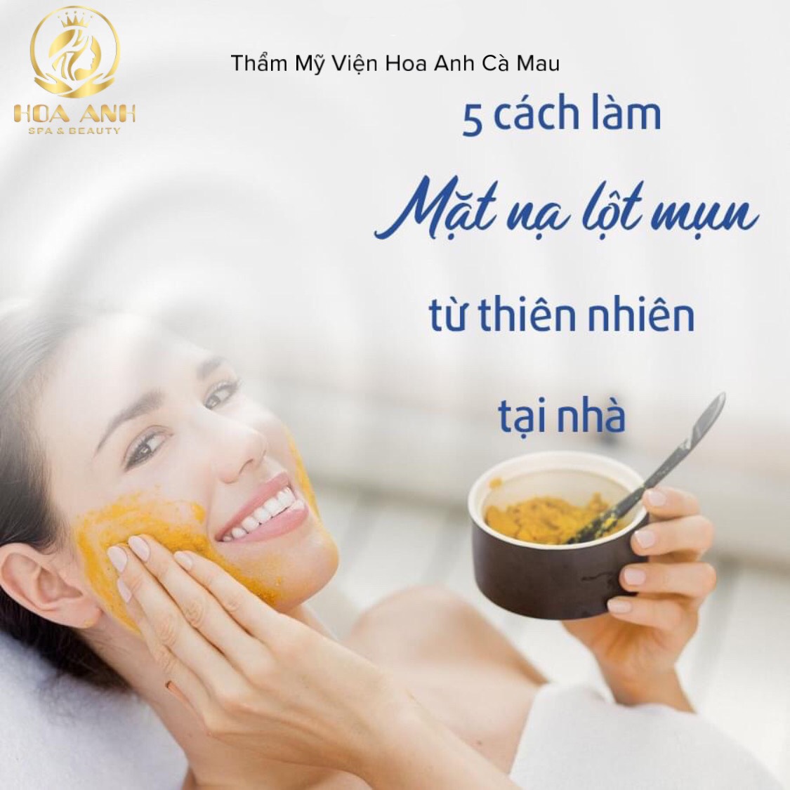 5 CÁCH LÀM MẶT NẠ LỘT MỤN TỪ THIÊN NHIÊN TẠI NHÀ